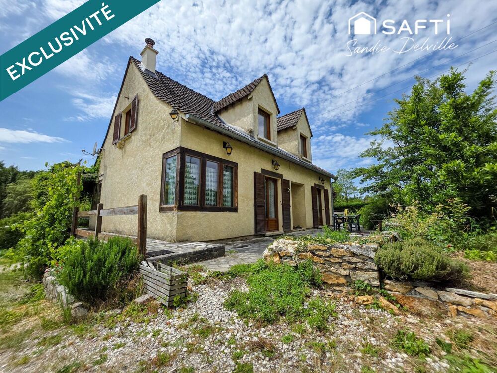 Vente Maison Pavillon 193m²- 6p- 4ch- piscine- 4589m²- sous-sol total Mauperthuis
