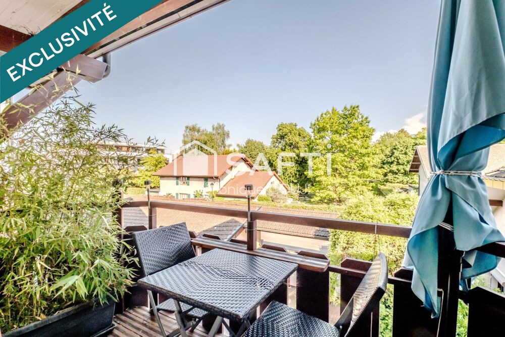 Vente Appartement A Veigy-Foncenex (74140), duplex de charme aux beaux volumes avec piscine, à deux pas de la frontière. Veigy-foncenex