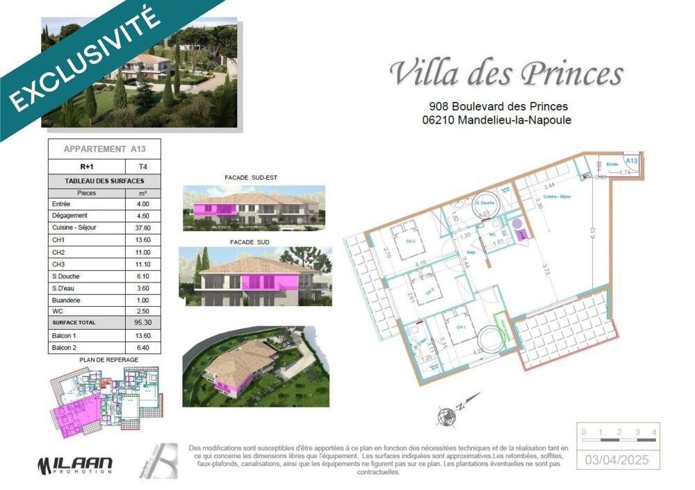 Vente Appartement Superbe Appartement T4 + garage Mandelieu-la-napoule