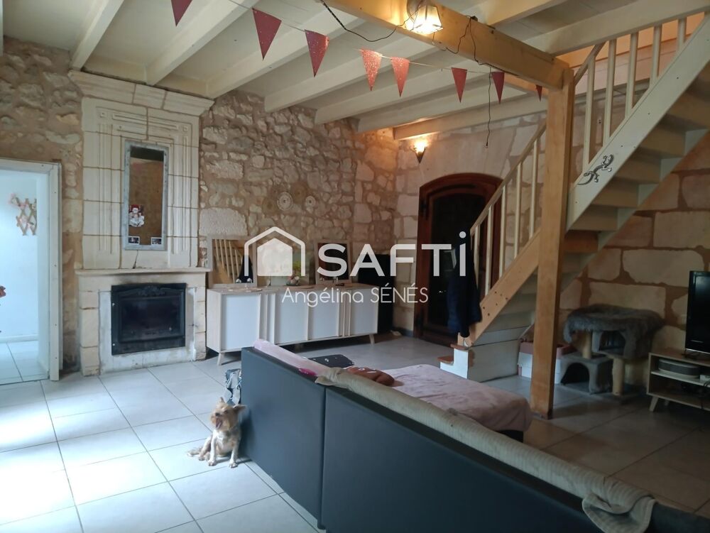 Vente Maison Maison en pierre 4 chambres Lansac