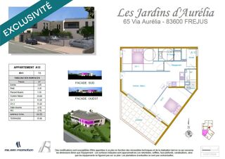  Appartement  vendre 3 pices 64 m