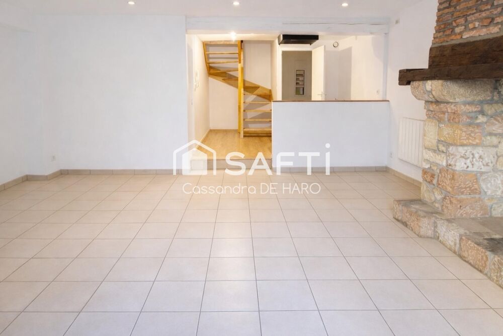 Maison de ville en duplex avec sous-sol aménagé  Centre historique de Muret