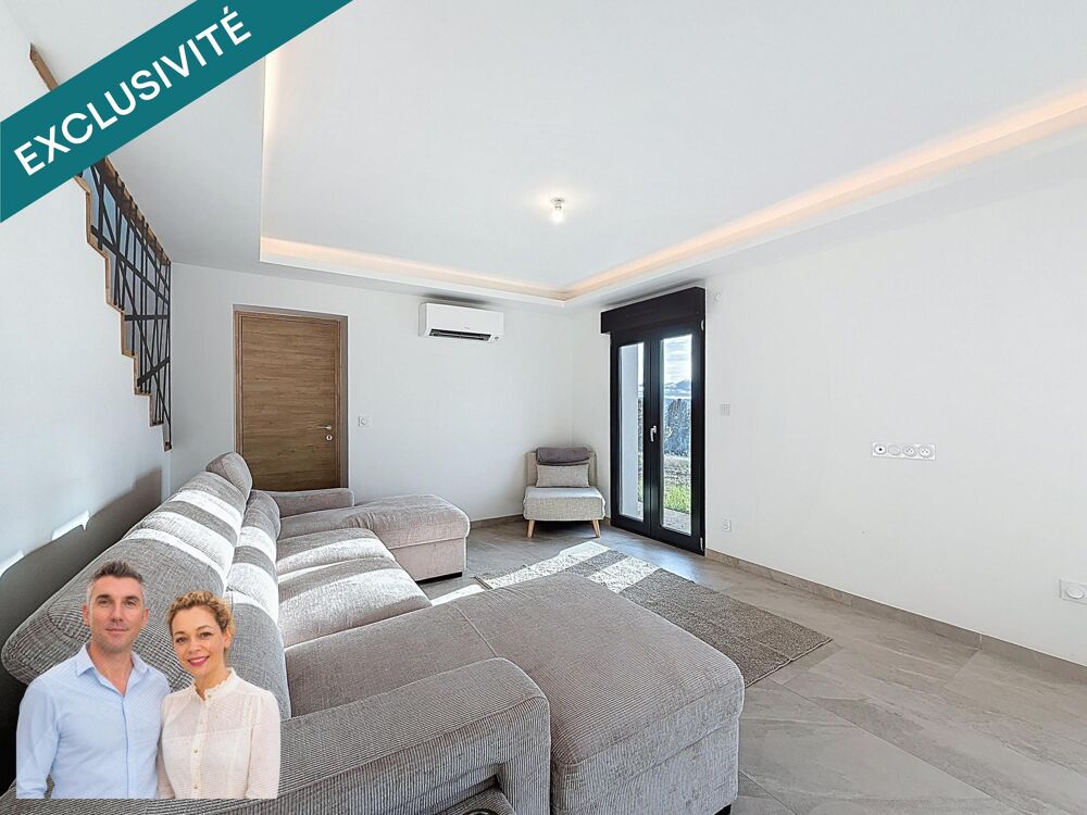 Maison contemporaine avec vue dégagée