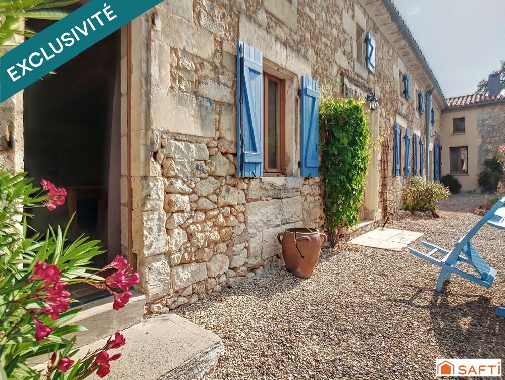 Vente Maison 3 Gîtes rénovés - 384m2 - Activité touristique prête à reprendre Montguyon