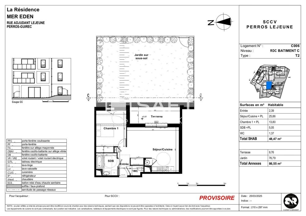Vente Appartement Appartement T2 en VEFA centre-ville Perros-guirec