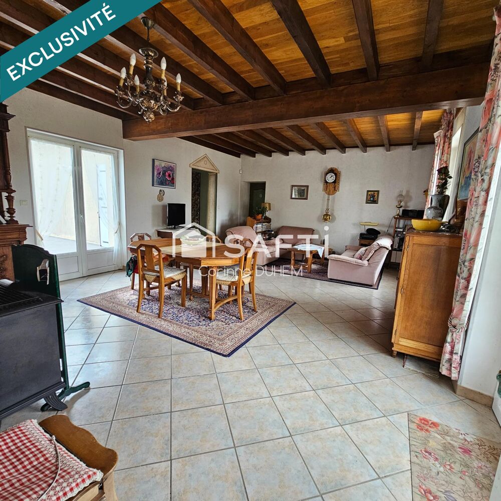 vente Maison - 7 pi�ce(s) - 160 m� Tronget (03240)