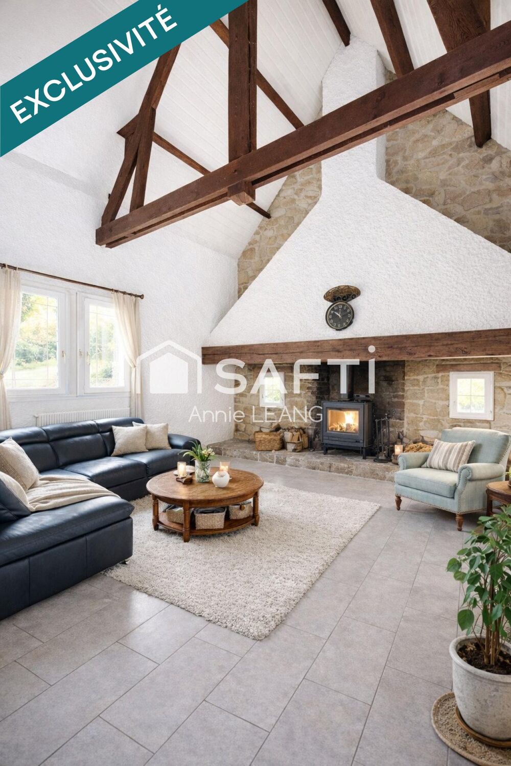 Vente Maison Only a 7-minute walk from Montévrain town centre, this exceptional 244 sq.m. character residence is nestled within 1,167 sq.m. o Montevrain