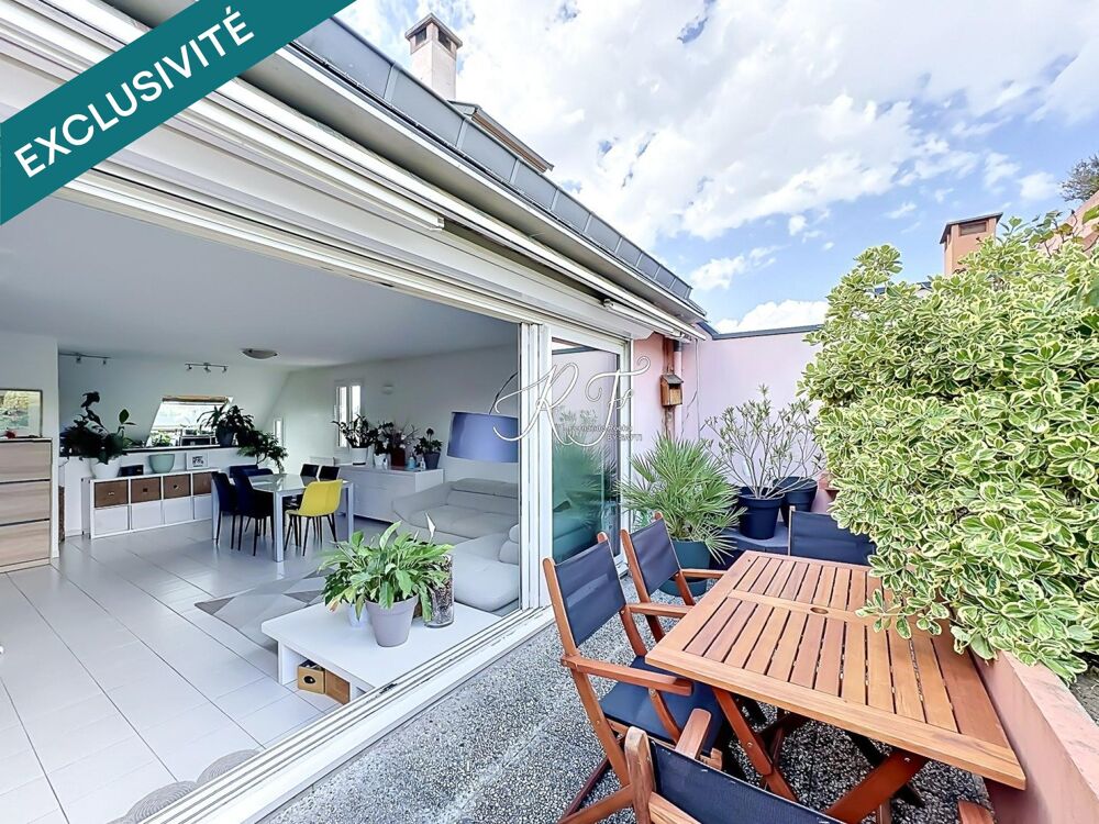 Duplex au dernier étage avec une grande terrasse
