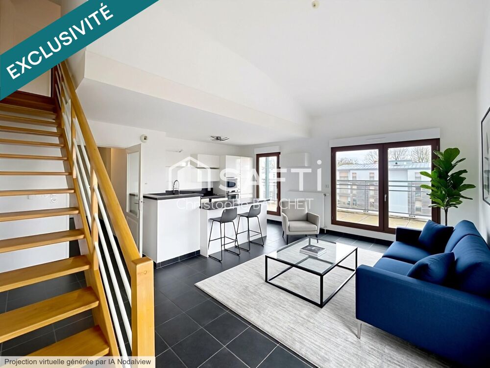 Appartement 3/4P en duplex avec terrasse à Bourg