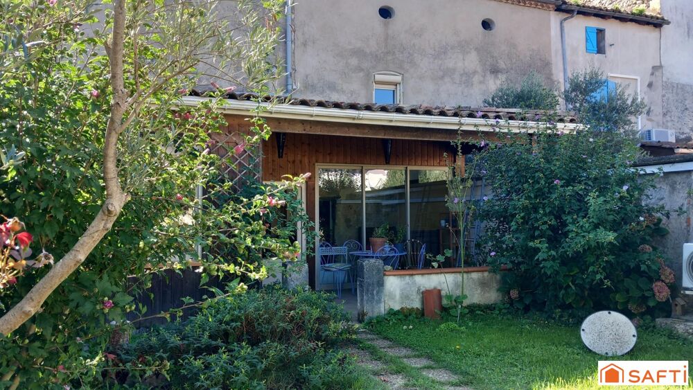Maison en pierre 130m2, 3 chambres, jardin, garage