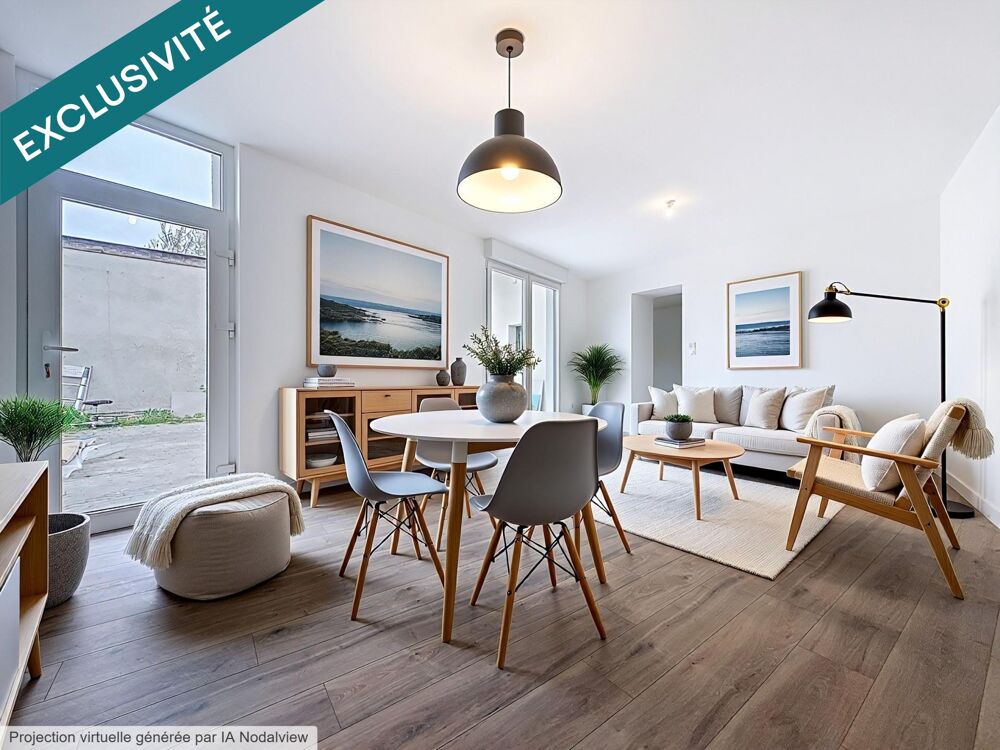 EN EXCLUSIVITE - SECTEUR LUTON - A VENDRE MAISON RENOVEE - CONFORT DE PLAIN PIED
