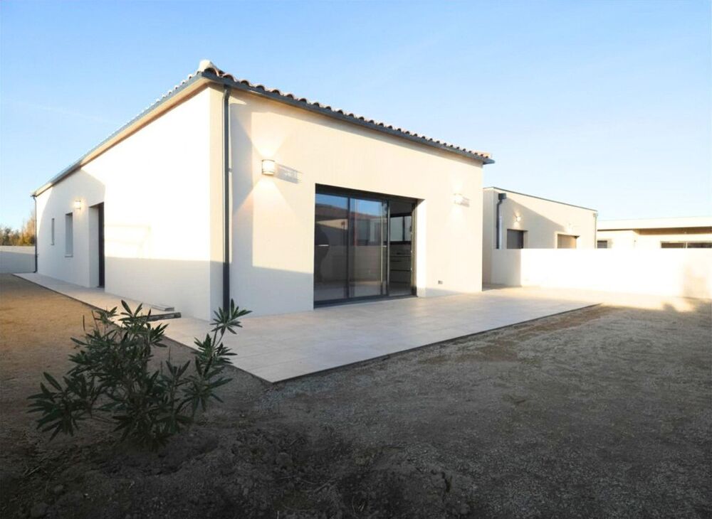 Villa plain pied 115m² sur terrain de 400m² avec grand garage