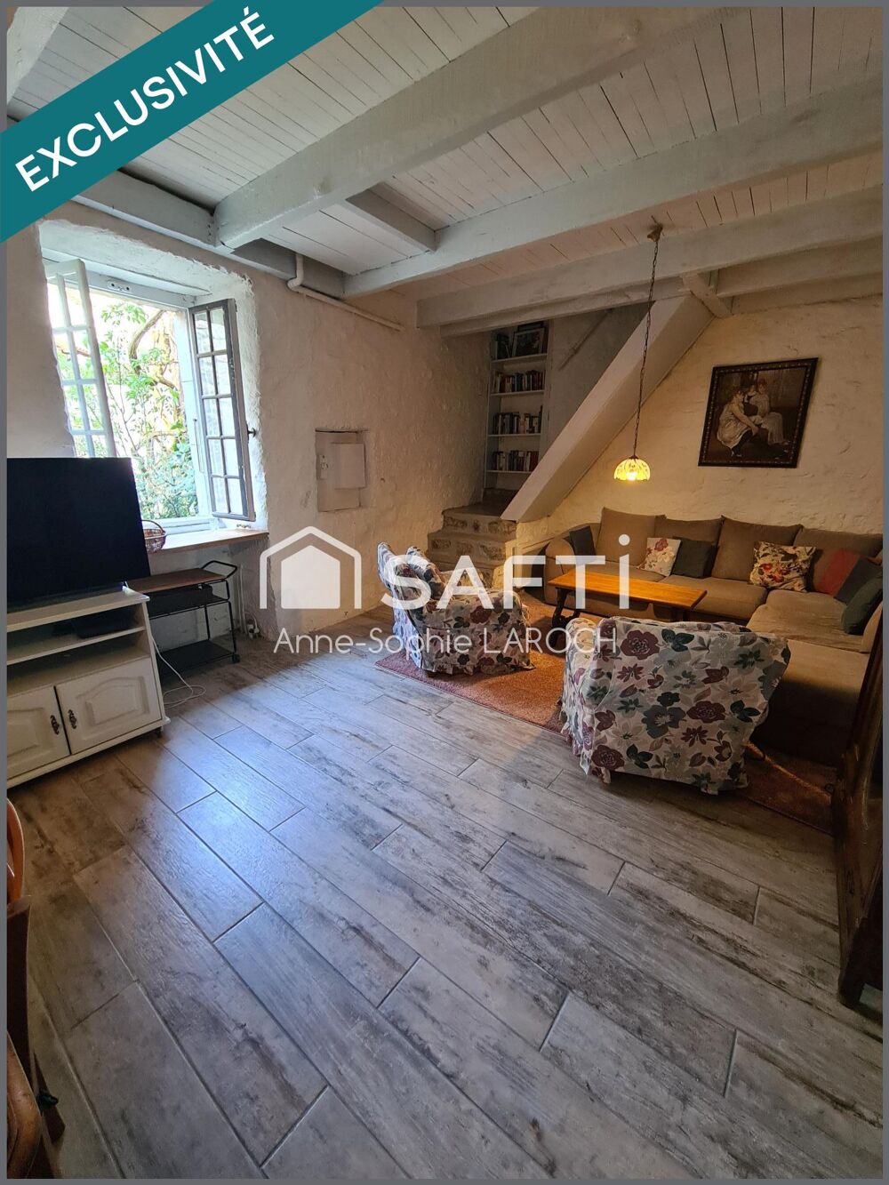 Maison de village atypique + Vendue meublée