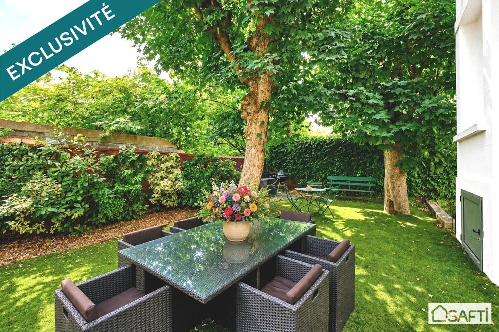Vente Maison PONT DE LEVALLOIS. Maison de caractère 8 pièces avec JARDIN et GARAGE Courbevoie