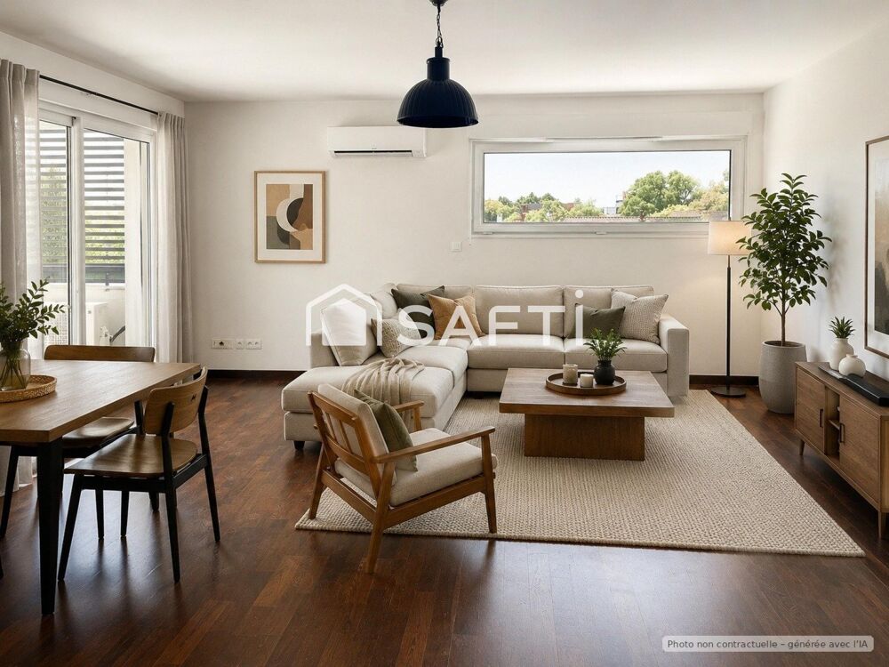 Appartement type 3, terrasse, ascenseur, place de parking privative