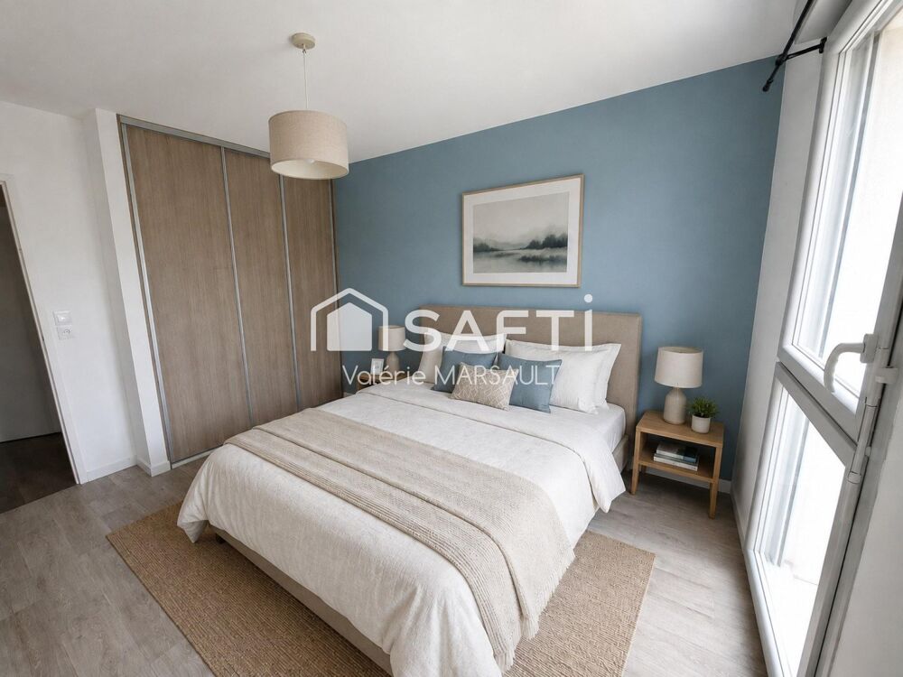 Vente Appartement T2 avec balcon, parking privatif et vue sur jardin Tours