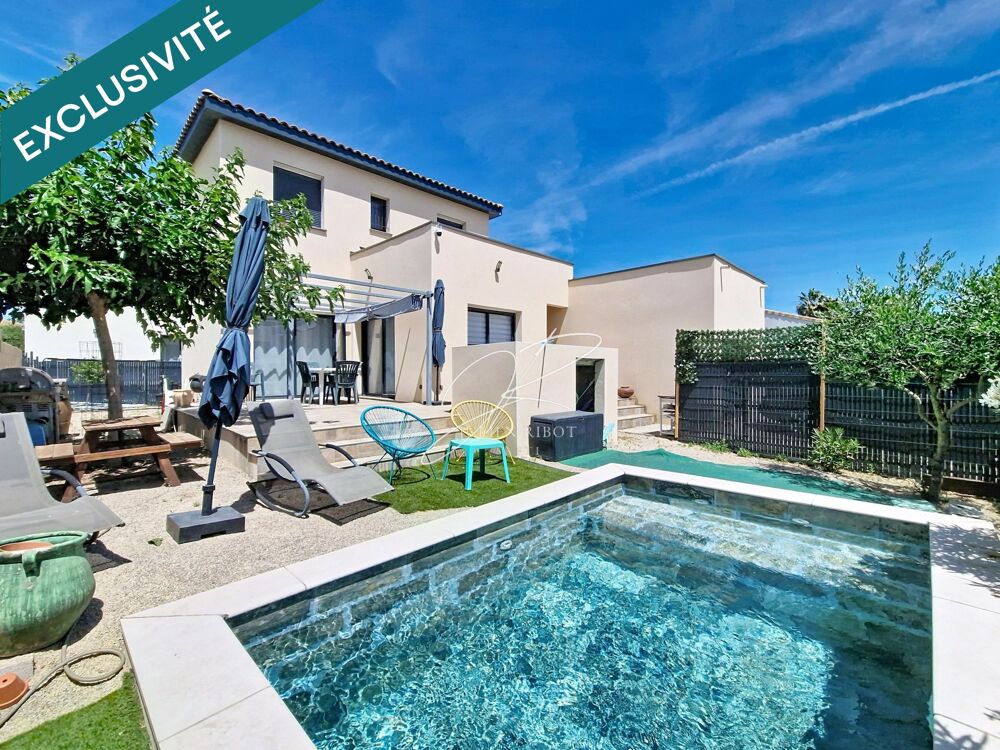 Vente Maison Maison T4 3 chambres 87 m² piscine et garage Sauvian