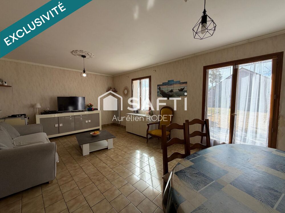 Vente Maison Maison de plain-pied avec garage, 3 chambres. Ardentes