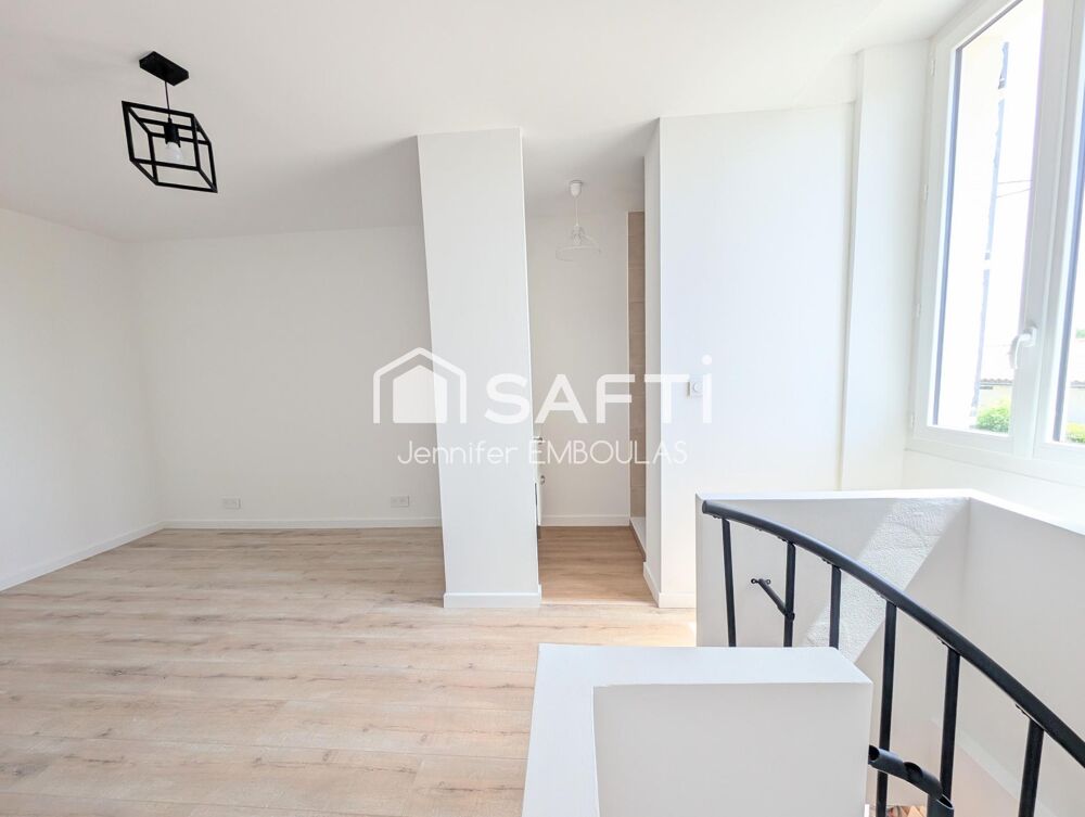 Maison rénovée - 3 pièces - 50 m² - jardinet