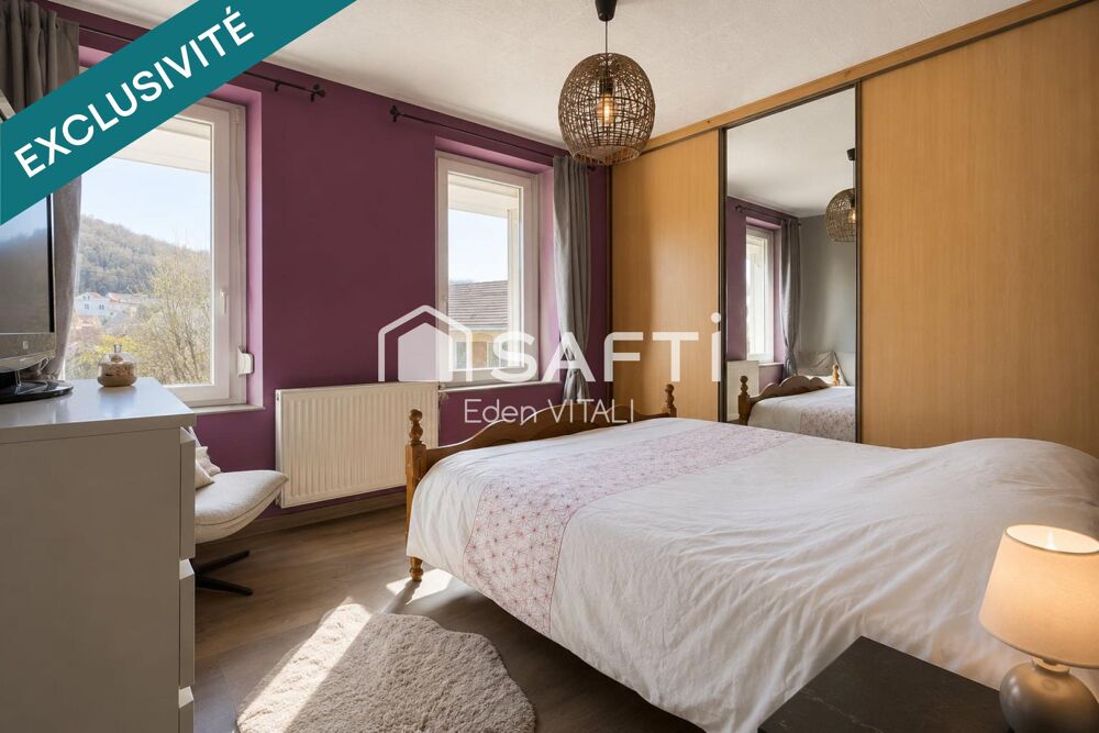 Maison mitoyenne de 61 m2, 2 chambres, courette extérieur.
