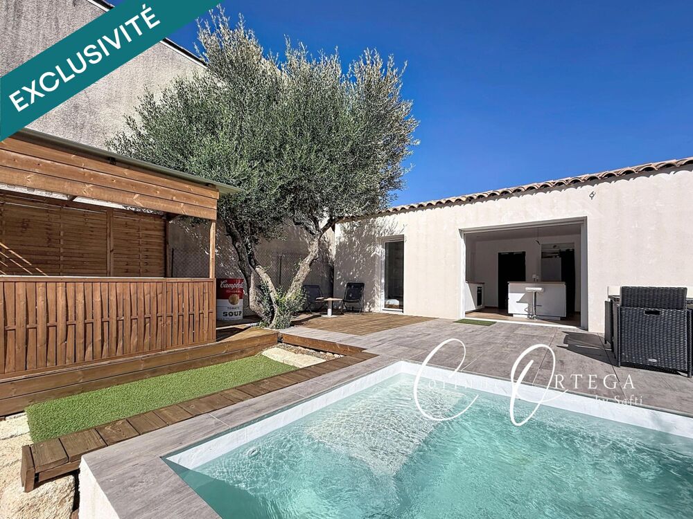 Vente Maison Villa de plain pied récente - T3 - Piscine Vergeze