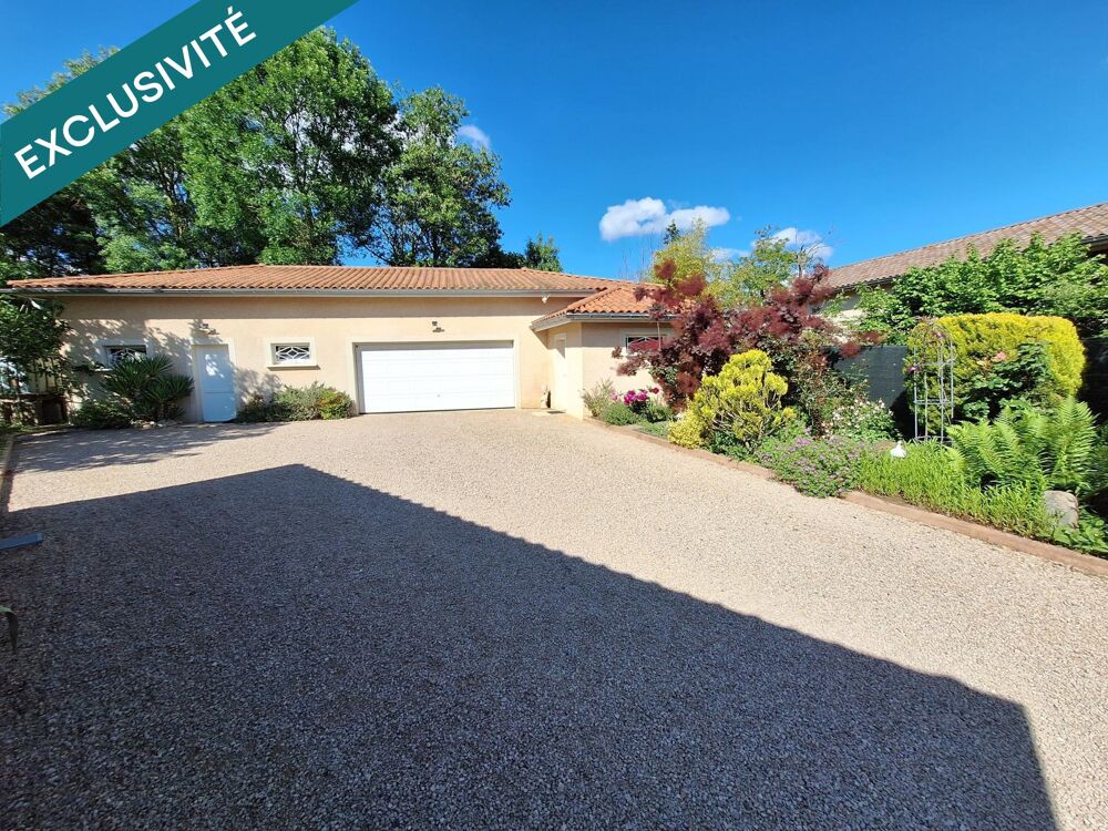 Grande maison familiale 236 m² avec piscine  Calme absolu  À 30 km de Lyon