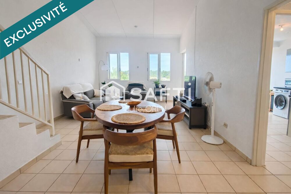 Duplex 114 m²  3 chambres  terrasse  vendu loué