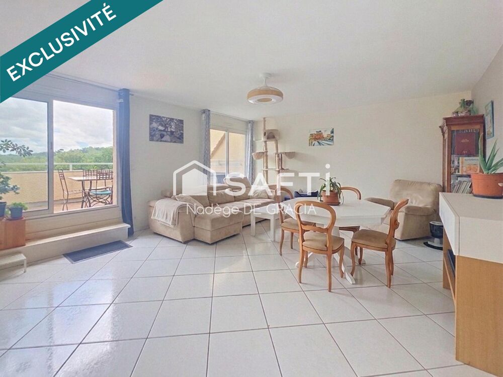 Vente Appartement Beau T3 bis 80 m² au dernier étage – Terrasse de 15 m² + garage Castanet-tolosan
