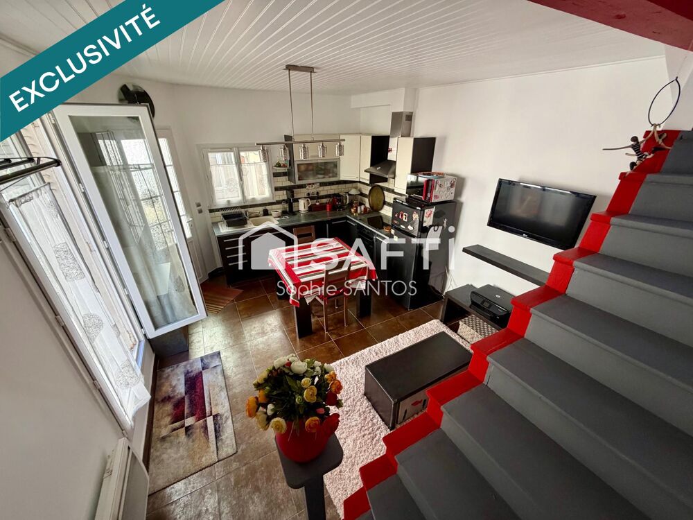 Vente Maison 2 pièces - duplex - 35 m2 - centre ville Neuilly-plaisance