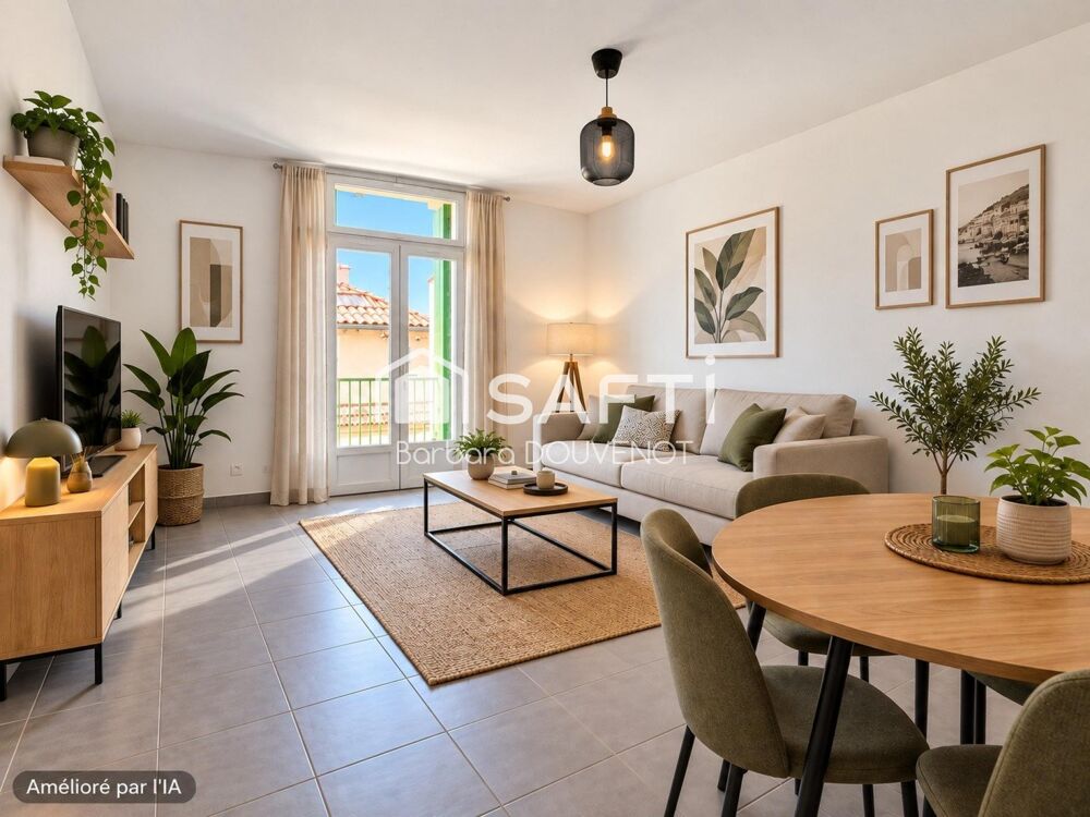 Vente Appartement Appartement T3 de 57 m² - Immeuble rénové en 2023 – DPE B – parking privatif – balcon – aucun travaux à prévoir Beziers