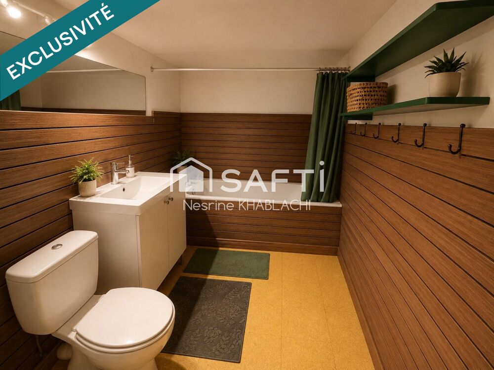 Maison mitoyenne 70m2 2 ch. avec terrasse et jardin