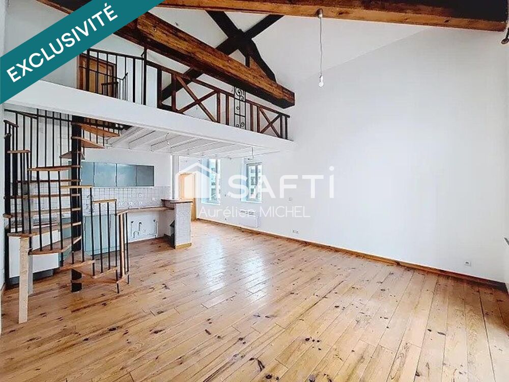 Joli appartement avec plein de charme avec sa charpente apparente