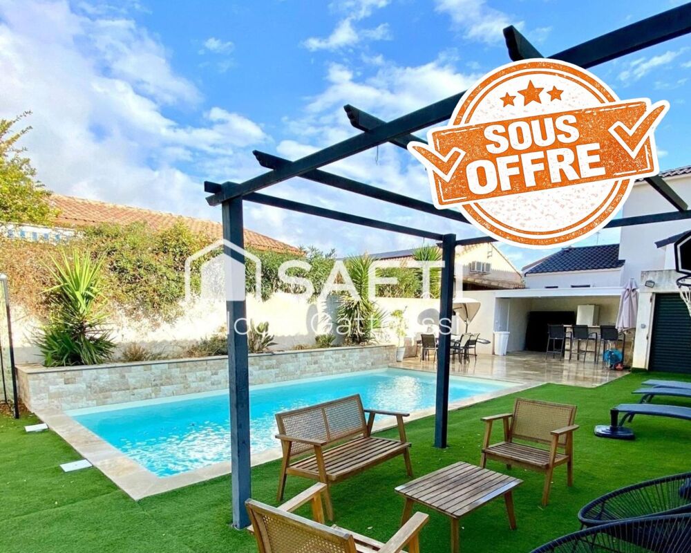 T4 avec piscine et cuisine d'été - Potentiel 4 chambres