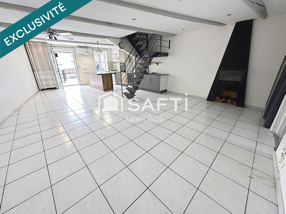 Vente Maison Causses-et-Veyran – Maison rénovée, 4 chambres, garage 70 m², DPE B Causses-et-veyran