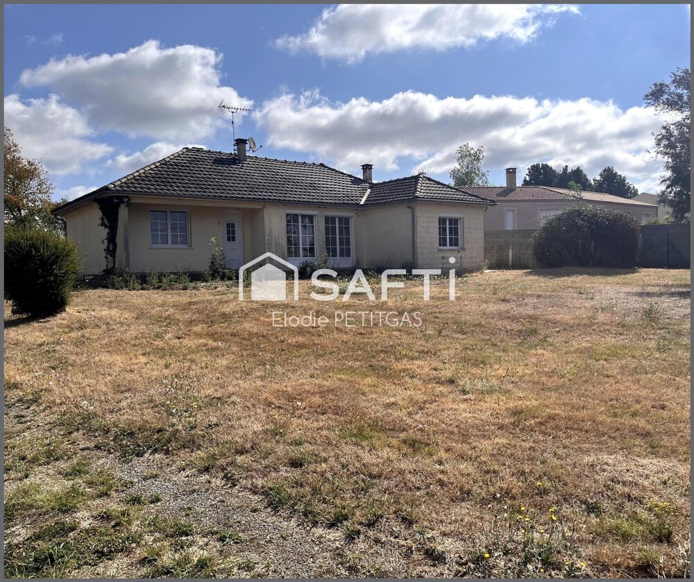 Charmante maison 3/4 chambre sur terrain de 2357m2