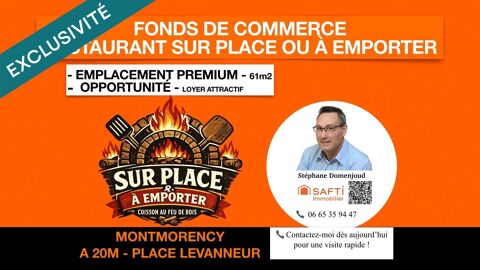 EMPLACEMENT PREMIUM - CENTRE-VILLE 169900 95160 Montmorency