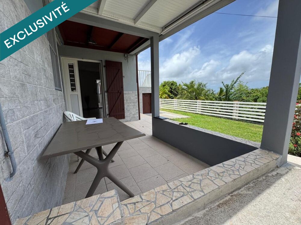 Maison au Vauclin avec vue mer, terrain et potentiel