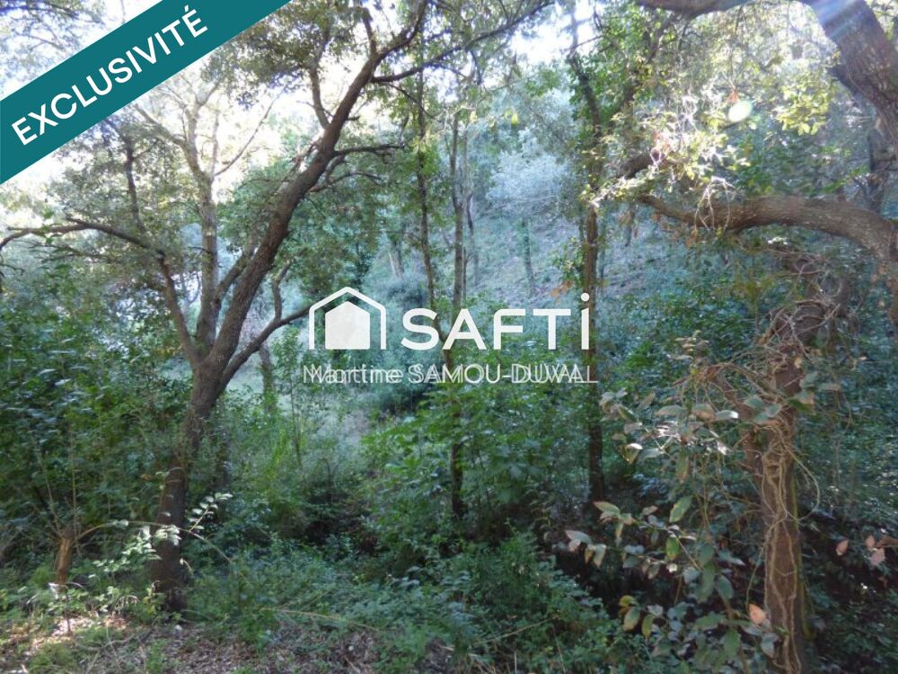 Vente Terrain Fabrégas, cadre idyllique terrain en zone naturelle non constructible. La seyne-sur-mer