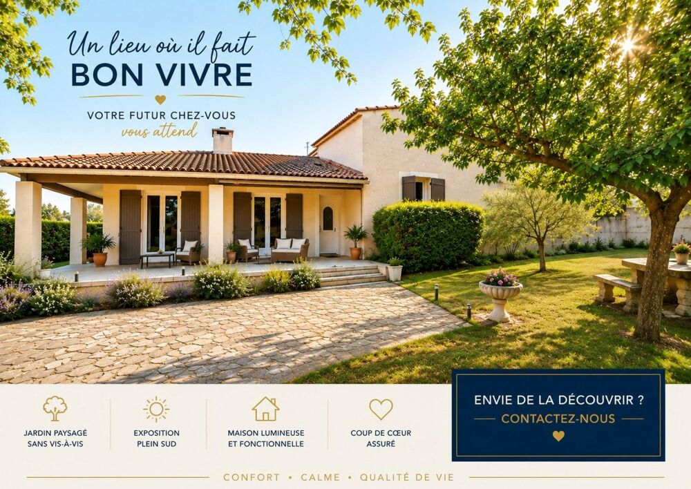 Au calme, dans un environnement recherché ! Maison 4 chambres sur un terrain de 1 860 m² exposé plein sud, avec piscine et pool