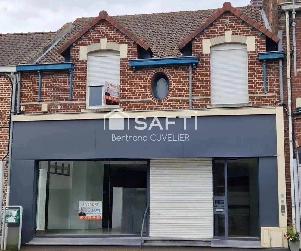 Local commercial 172 m² avec jardin - transformable en habitation