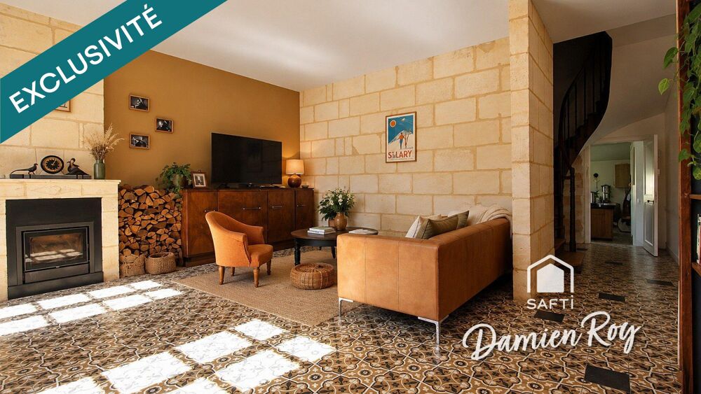 Maison de maître en pierre de 190 m² au coeur de Lamarque.