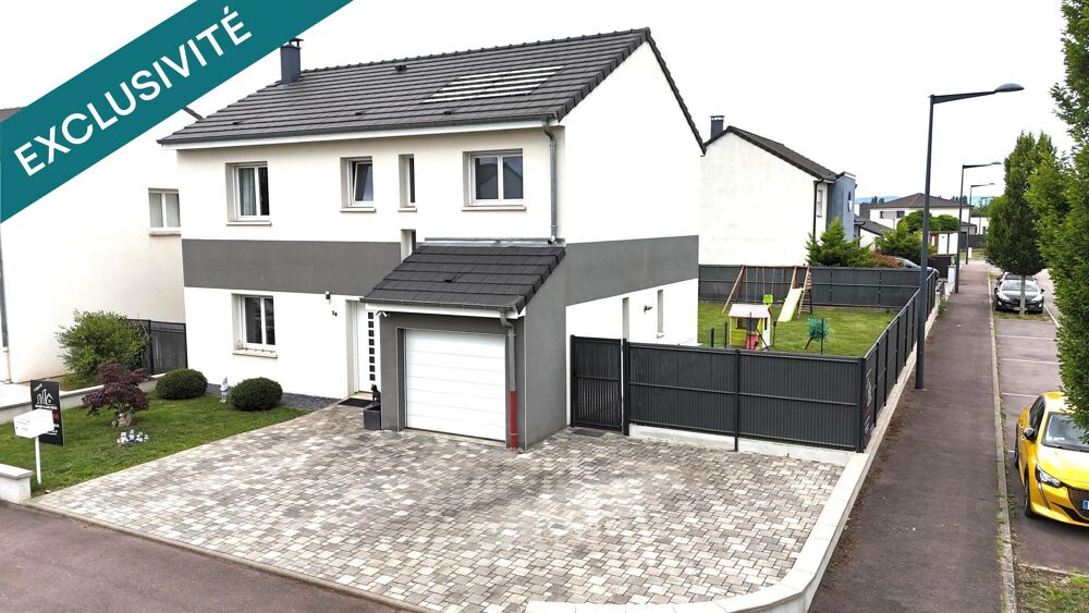 Vente Maison YUTZ AÉROPARC – Superbe maison contemporaine de 130 m² – 4 chambres – Prestations de qualité Yutz