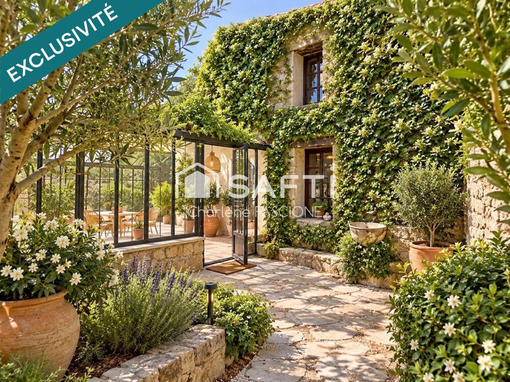 Vente Maison Bastidon en pierre à rénover face aux vignes Figanieres