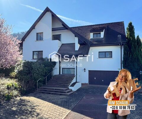   LEYMEN : Villa d'architecte � 3 min Suisse / 25 min B�le � Terrain 35 ares Maison - 6 pi�ce(s) - 218 m�
