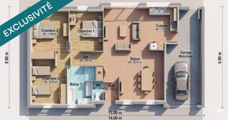 Maison à vendre 4 pièces 90 m²