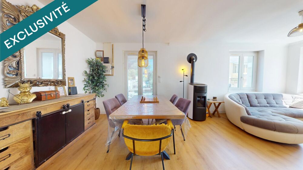 Maison 2 chambres, avec garage et jardin clos de 376 m².