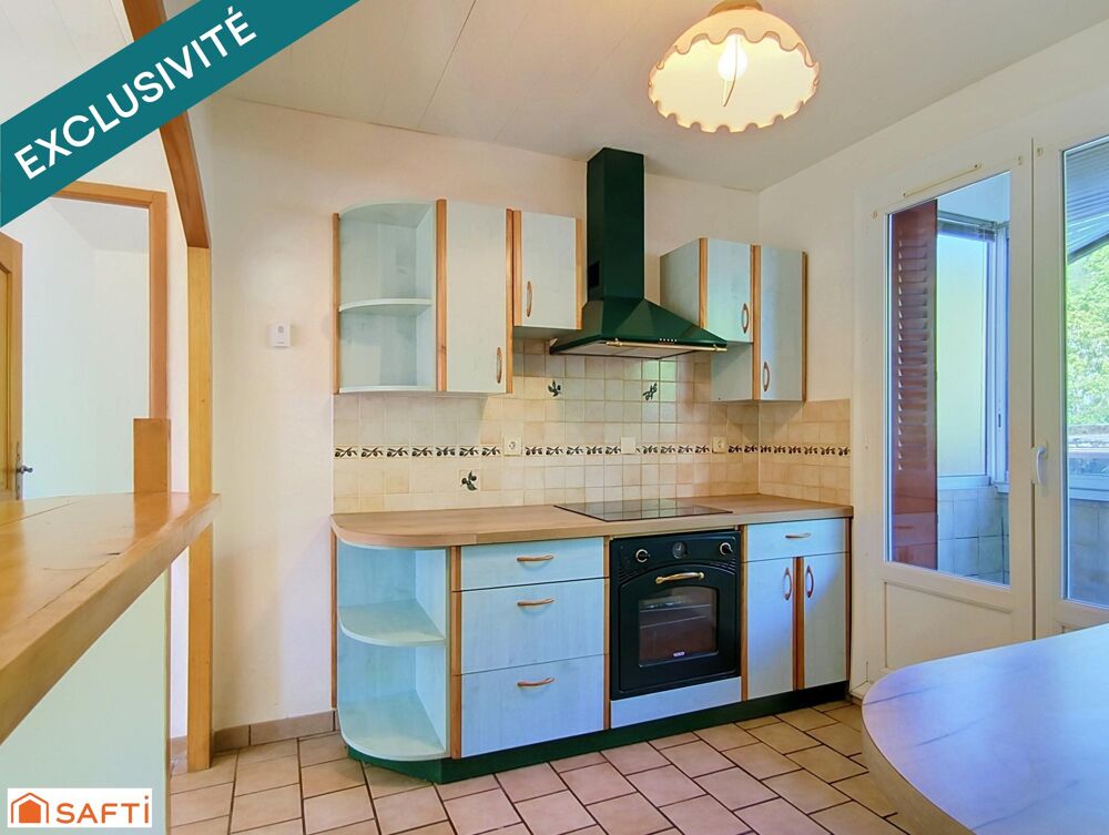 Appartement 4 pièces 60m² + loggia fermée et cave