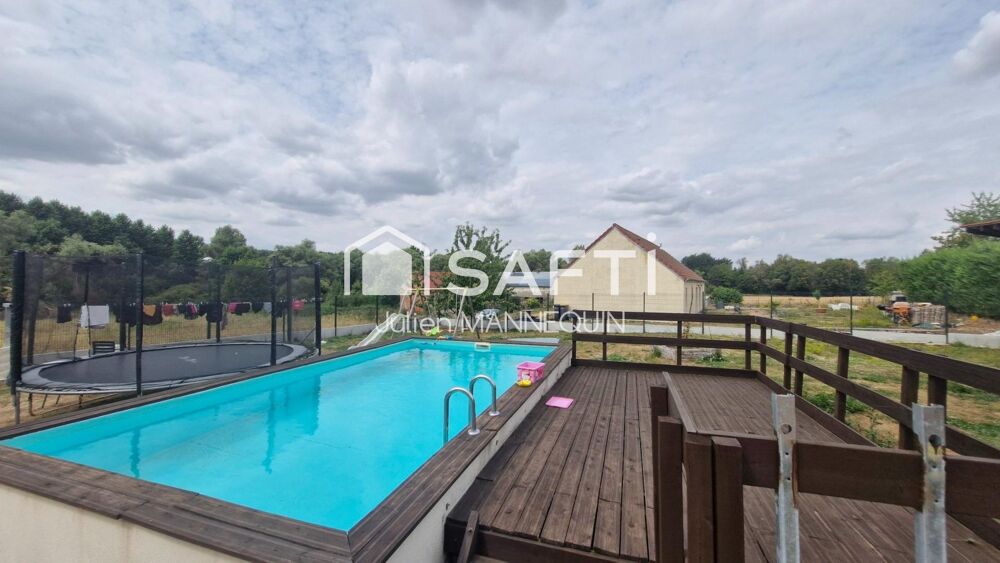 Vente Maison maison plein pied avec 4 chambres , garage , piscine, poêle a granule ballon thermodynamique et clim Saint-quentin