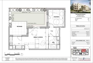  Appartement � vendre 2 pi�ces 44 m�