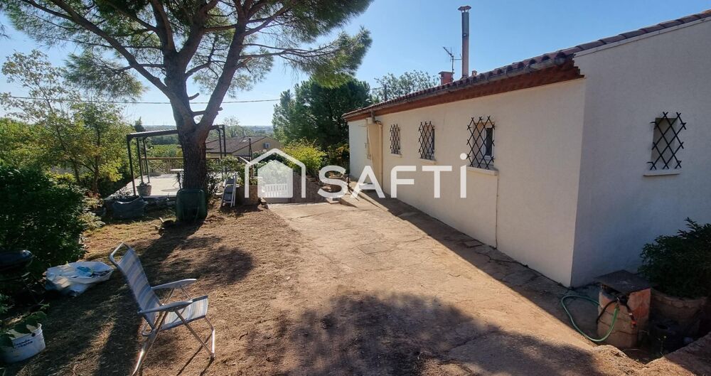Pavillon plain-pied, belle parcelle.